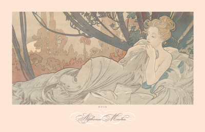 Dusk Alphonse Mucha
